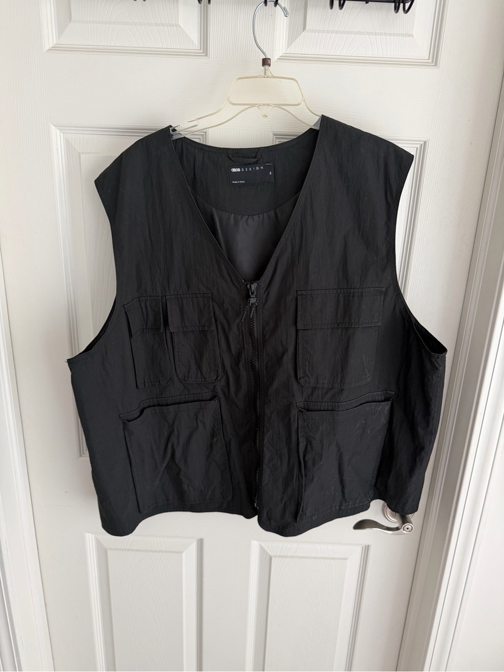 ASOS Black Multi-Pocket Utility Vest